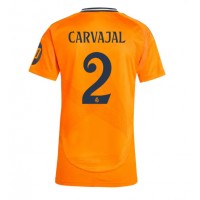 Maglia Calcio Real Madrid Daniel Carvajal #2 Seconda Divisa Donna 2024-25 Manica Corta